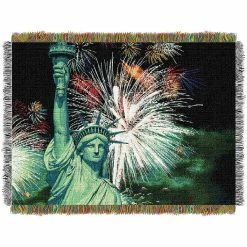 Best Pirce ???? Northwest Lady Liberty Woven Tapestry Throw ????