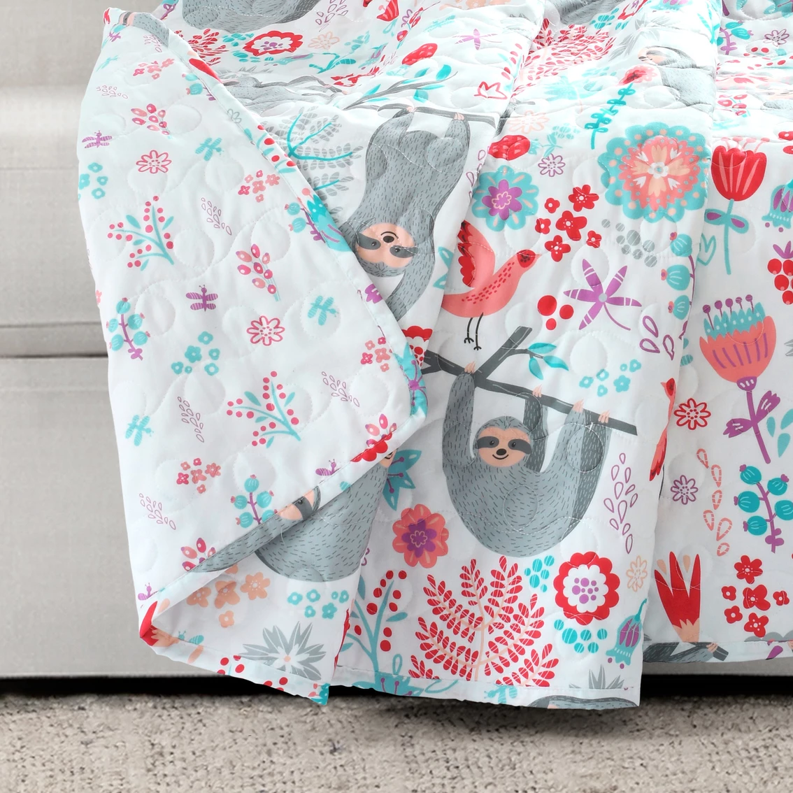 New ???? Lush Decor Hygge Sloth Throw, 50 In. X 60 In. ⭐ 5 New ???? Lush Decor Hygge Sloth Throw, 50 In. X 60 In. ⭐ - Image 3