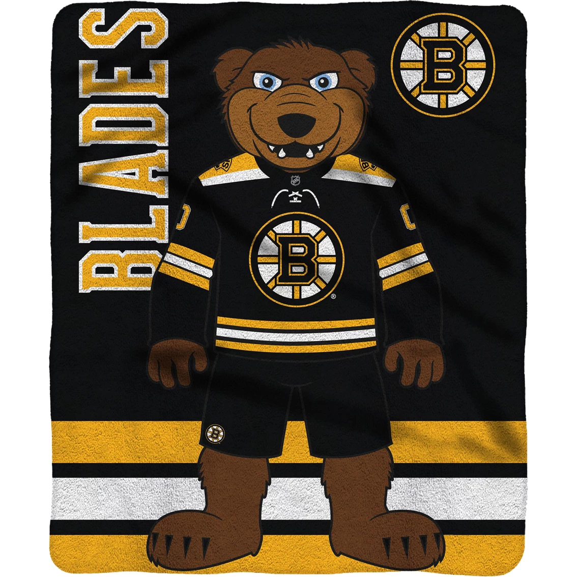 Budget ???? NHL Boston Bruins Blades 60 X 80 In. Throw Blanket ???? 3 Budget ???? NHL Boston Bruins Blades 60 X 80 In. Throw Blanket ????