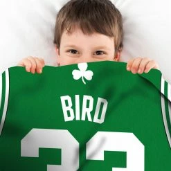 Flash Sale ???? NBA Sleep Squad Boston Celtics Larry Bird Jersey Raschel Plush Blanket ???? -Ella Jayne shop unnamed file 1201