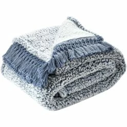 Best Sale ❤️ Lush Decor Sherpa Tassel Fringe Throw 50 X 60 ✔️ -Ella Jayne shop unnamed file 1213