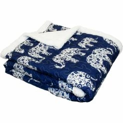 Wholesale ⌛ Lush Decor Elephant Parade Sherpa Throw ????