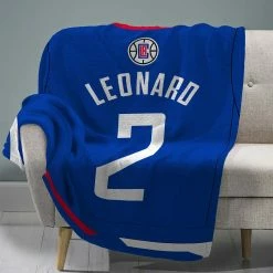 Best deal ✨ NBA Los Angeles Clippers Kawhi Leonard Throw Blanket 60 X 80 In. ????