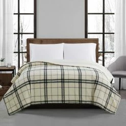 Hot Sale ???? London Fog Popcorn Plaid Plush 50 X 60 In. Throw ???? -Ella Jayne shop unnamed file 1299