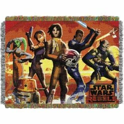 Wholesale ???? Northwest Star Wars Red Hot Rebels Woven Tapestry Throw ????