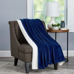 Wholesale ???? Lavish Home Poly Fleece Sherpa Throw Blanket ???? -Ella Jayne shop unnamed file 1333