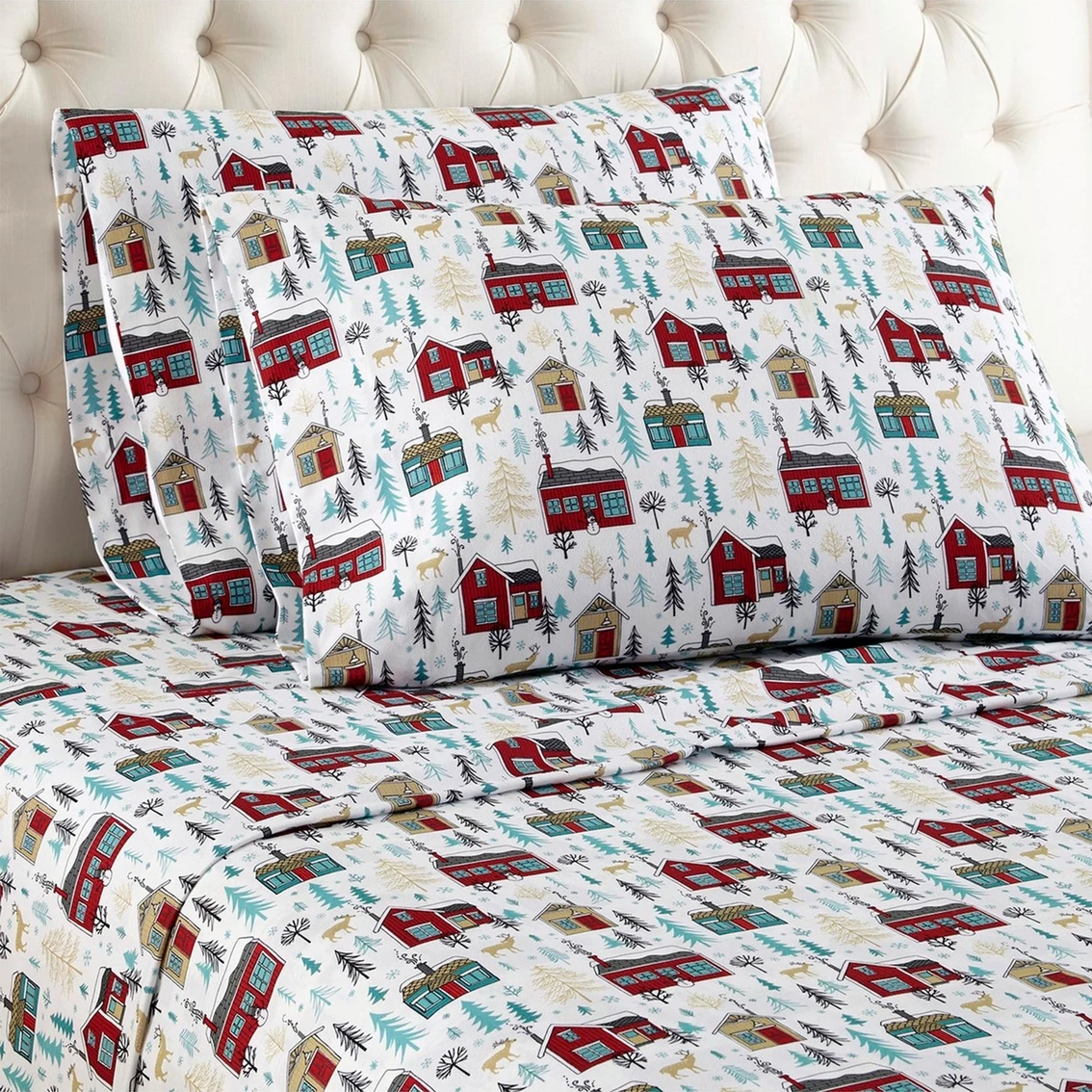 Discount ???? Micro Flannel Printed Sheet Set ???? 8 Discount ???? Micro Flannel Printed Sheet Set ???? - Image 6