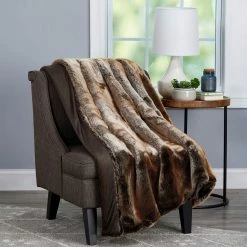 Brand new ???? Lavish Home Faux Marten Sable Fur Throw Blanket (Amber Brown) ???? 8 Brand new ???? Lavish Home Faux Marten Sable Fur Throw Blanket (Amber Brown) ???? -Ella Jayne shop unnamed file 1396