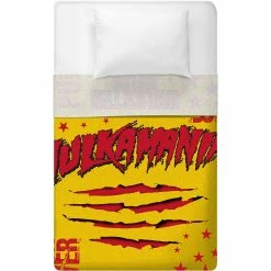 Deals ???? WWE Sleep Squad Hulk Hogan Raschel Plush Blanket ???? -Ella Jayne shop unnamed file 1431