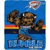 Deals ???? NBA Sleep Squad Oklahoma City Thunder Rumble The Bison Raschel Plush Blanket ???? -Ella Jayne shop unnamed file 1433
