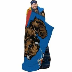 Deals ???? NBA Sleep Squad Oklahoma City Thunder Rumble The Bison Raschel Plush Blanket ???? -Ella Jayne shop unnamed file 1435