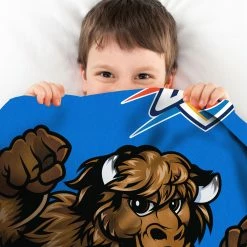 Deals ???? NBA Sleep Squad Oklahoma City Thunder Rumble The Bison Raschel Plush Blanket ???? -Ella Jayne shop unnamed file 1437