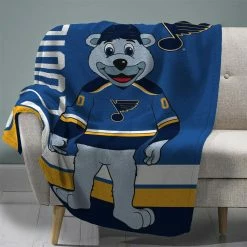 Cheap ???? NHL St. Louis Blues Louie Throw Blanket 60 X 80 In. ????