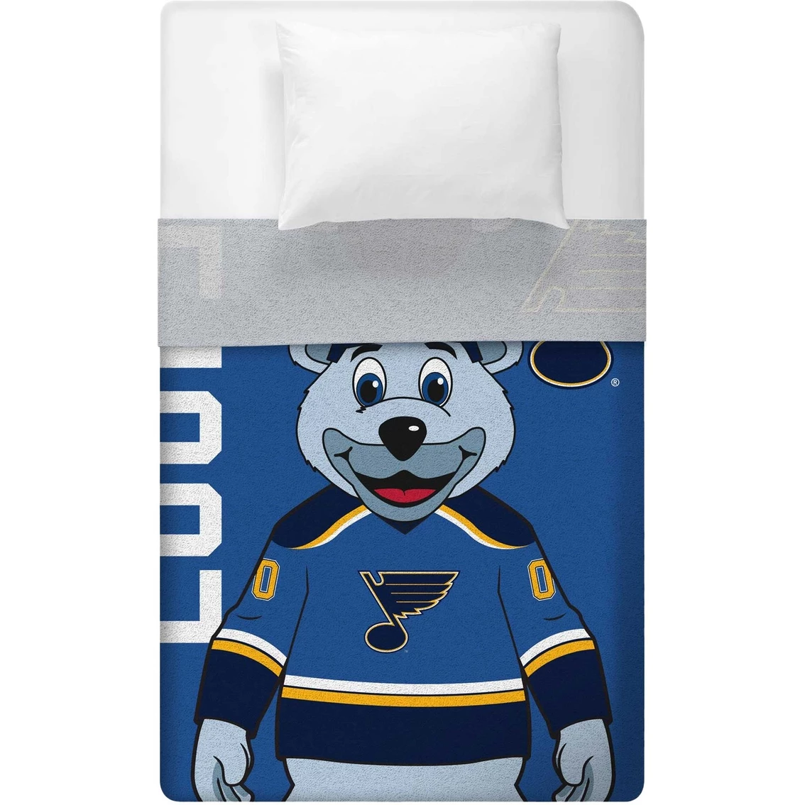 Cheap ???? NHL St. Louis Blues Louie Throw Blanket 60 X 80 In. ???? 4 Cheap ???? NHL St. Louis Blues Louie Throw Blanket 60 X 80 In. ???? - Image 2