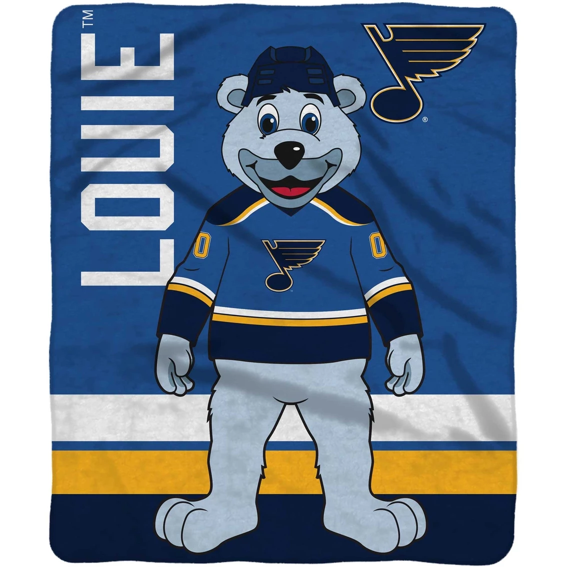 Cheap ???? NHL St. Louis Blues Louie Throw Blanket 60 X 80 In. ???? 6 Cheap ???? NHL St. Louis Blues Louie Throw Blanket 60 X 80 In. ???? - Image 4