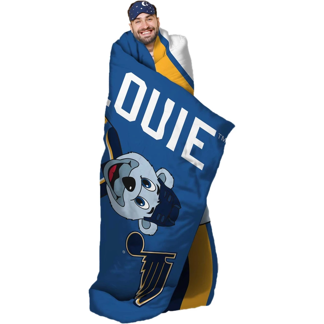 Cheap ???? NHL St. Louis Blues Louie Throw Blanket 60 X 80 In. ???? 7 Cheap ???? NHL St. Louis Blues Louie Throw Blanket 60 X 80 In. ???? - Image 5