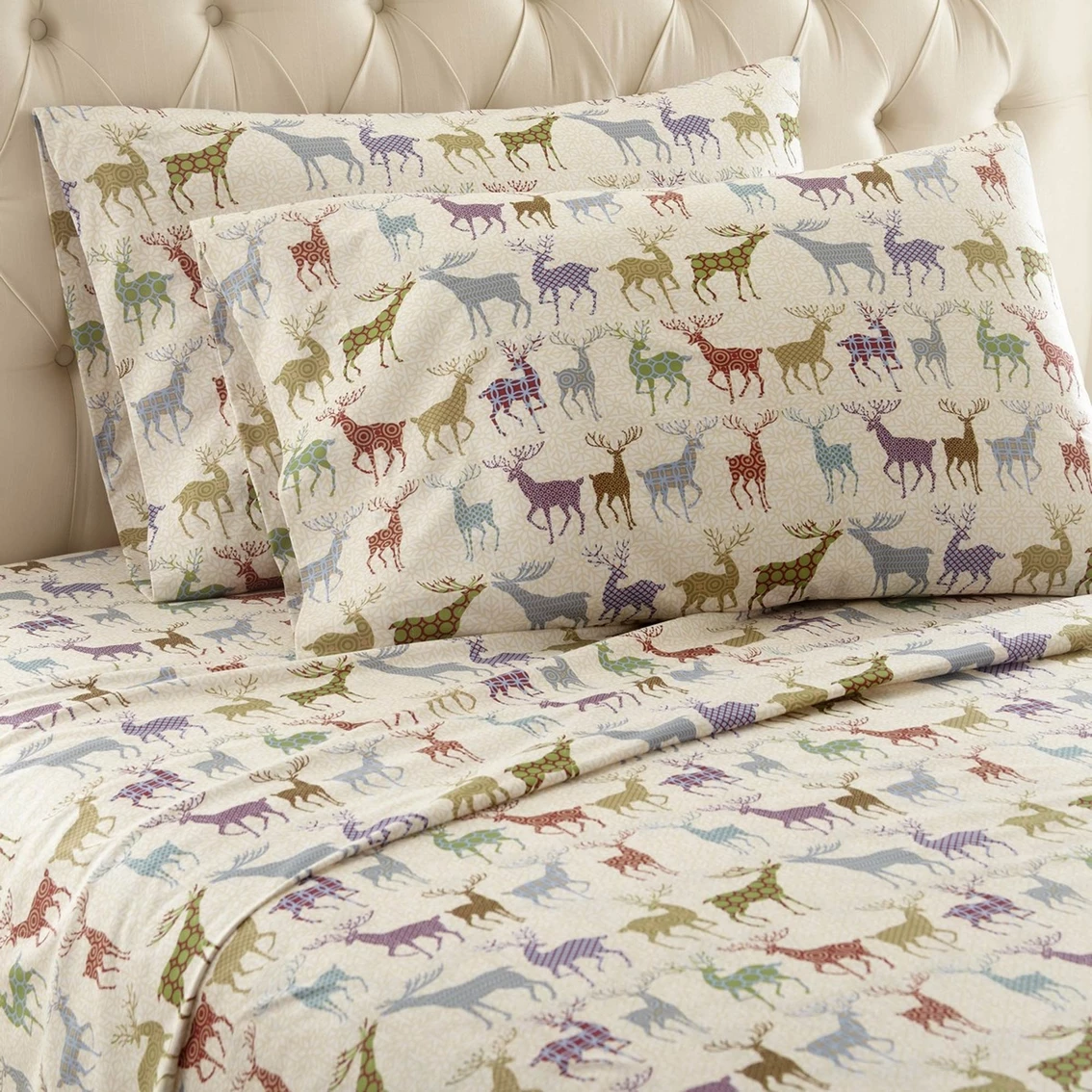 Discount ???? Micro Flannel Printed Sheet Set ???? 19 Discount ???? Micro Flannel Printed Sheet Set ???? - Image 17