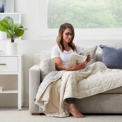 Top 10 ???? Dr. Oz Dr Oz Good Life Tencel Silver Weighted Blanket ???? -Ella Jayne shop unnamed file 1455