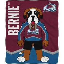 Coupon ???? NHL Colorado Avalanche Bernie 60 X 80 In. Throw Blanket ⌛