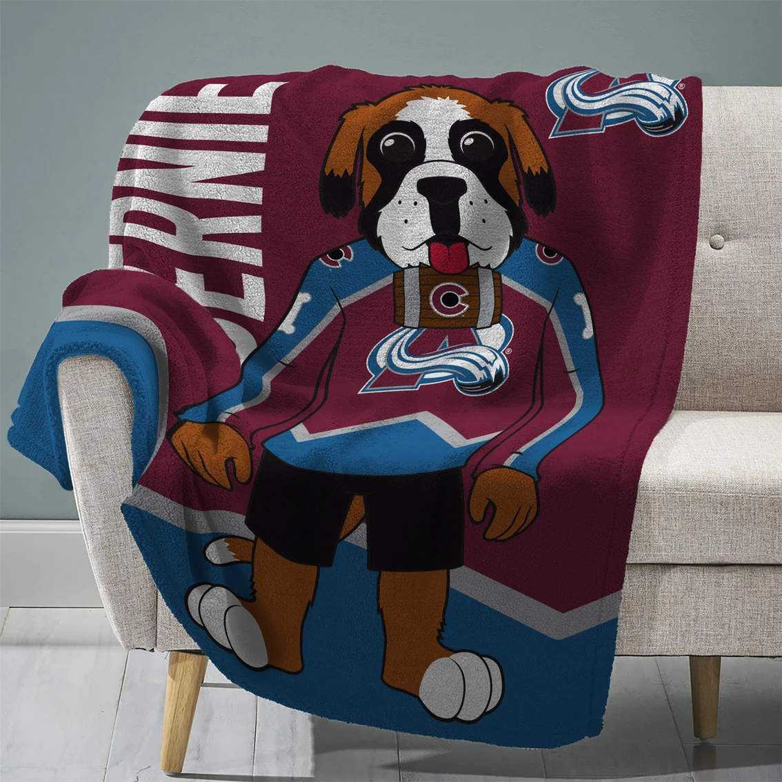 Coupon ???? NHL Colorado Avalanche Bernie 60 X 80 In. Throw Blanket ⌛ 5 Coupon ???? NHL Colorado Avalanche Bernie 60 X 80 In. Throw Blanket ⌛ - Image 3