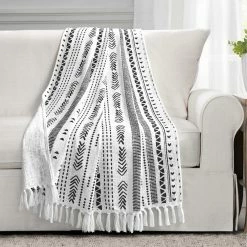 Deals ???? Lush Decor Hygge Stripe Cotton Slub Tassel Fringe Throw Blanket ???? -Ella Jayne shop unnamed file 1482