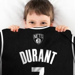 Top 10 ???? NBA Sleep Squad Brooklyn Nets Kevin Durant Jersey Raschel Plush Blanket ✔️ -Ella Jayne shop unnamed file 1535