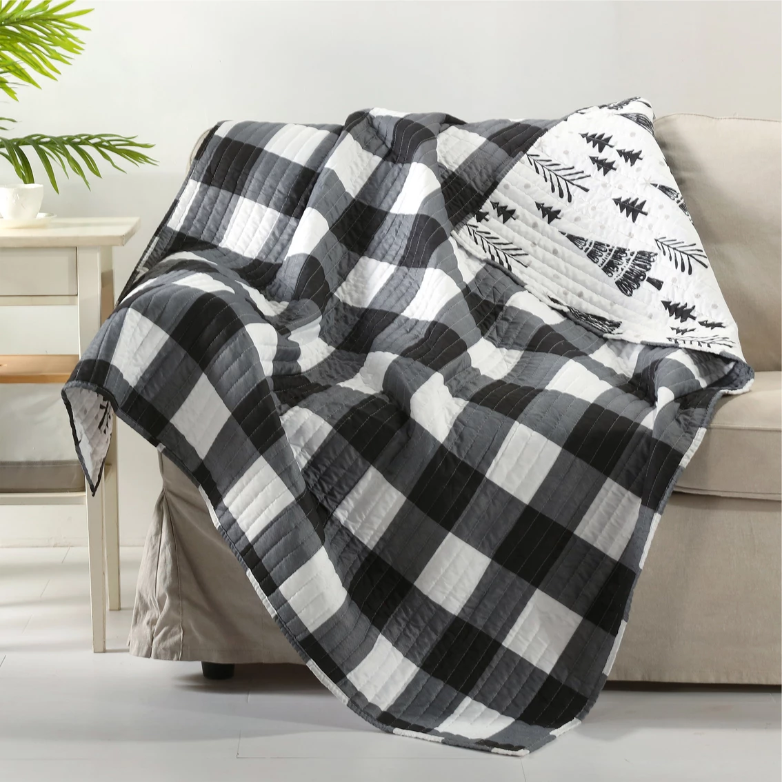 Outlet ⌛ Levtex Home Northern Star Quilted Throw 50 In. X 60 In. ???? 4 Outlet ⌛ Levtex Home Northern Star Quilted Throw 50 In. X 60 In. ???? - Image 2