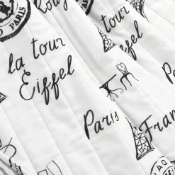 Promo ???? Lush Decor Paris Bonjour Reversible Cotton Throw 50 X 60 ???? -Ella Jayne shop unnamed file 1668