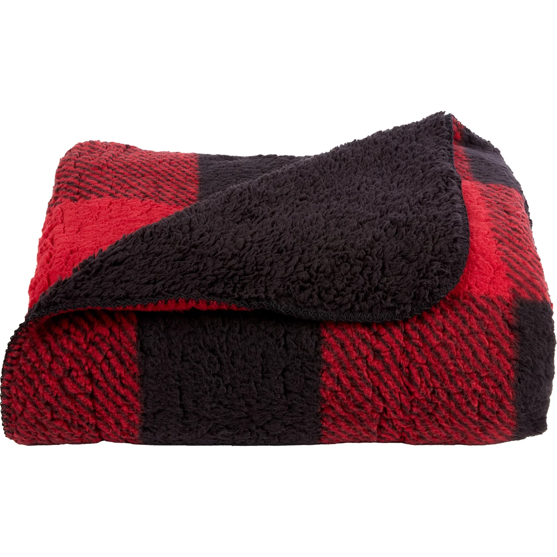 Deals ???? Northpoint Yarn Dye Red And Black Plaid Berber Throw ???? 4 Deals ???? Northpoint Yarn Dye Red And Black Plaid Berber Throw ???? - Image 2