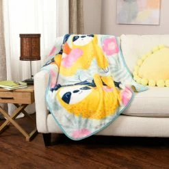 Best Sale ✨ Haven Sloth Plush Throw Blanket 40 In. X 50 In. ???? -Ella Jayne shop unnamed file 1737