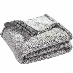 Best reviews of ❤️ Lush Decor Sherpa Tassel Fringe 50 X 60 In. Single Throw ????