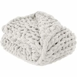 Best Sale ???? Modern Threads Chenille Chunky Hand Knit Throw Blanket ????