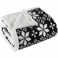 Hot Sale ✨ Lavish Home Fleece Sherpa Throw Blanket ⭐ -Ella Jayne shop unnamed file 1795