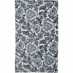 Cheap ✔️ Vera Bradley Plush Throw Blanket, Java Navy And White ????