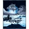 Best Pirce ⭐ Lavish Home Wolf Heavy Thick Plush Mink Blanket ⭐ -Ella Jayne shop unnamed file 1832