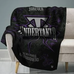 Best Pirce ???? WWE The Undertaker Throw Blanket 60 X 80 In. ???? -Ella Jayne shop unnamed file 1842