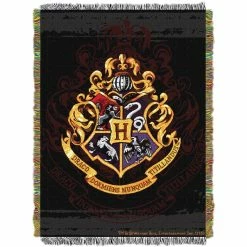 Promo ???? Northwest Harry Potter Hogwarts Woven Tapestry Throw ❤️