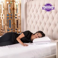 New ???? SensorPEDIC Temperature Regulating Coolest Comfort Memory Foam Bed Pillow ????