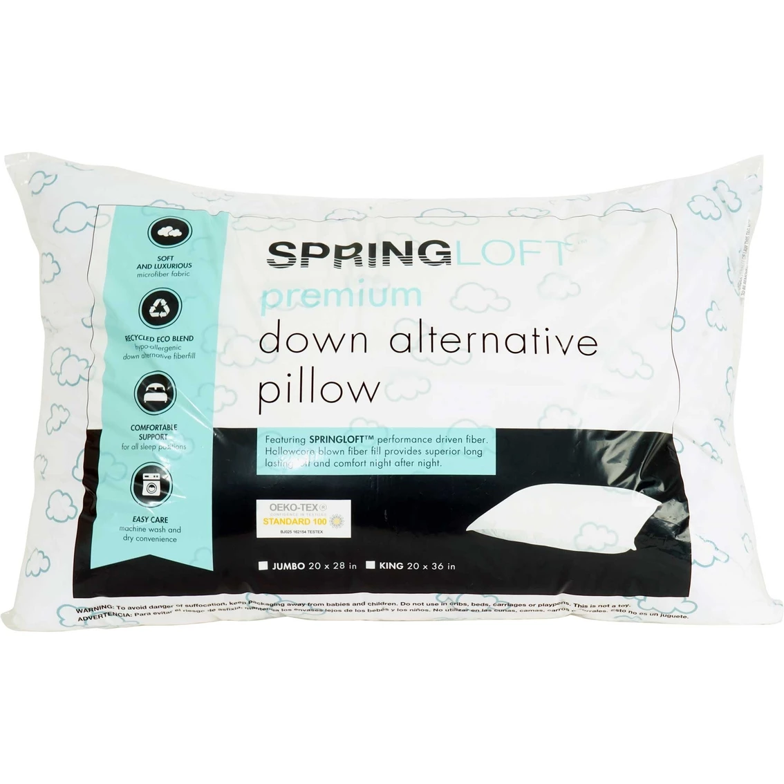 Wholesale ⭐ SPRINGLOFT Single Pack Cloud Printed Pillow Jumbo ???? 4 Wholesale ⭐ SPRINGLOFT Single Pack Cloud Printed Pillow Jumbo ???? - Image 2