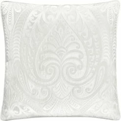 Brand new ???? J. Queen New York Bianco White 18 In. Square Decorative Throw Pillow ????