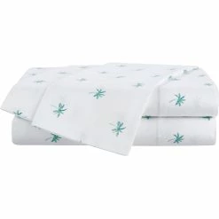 Hot Sale ???? Southern Tide Aqua Palm Sheet Set ????