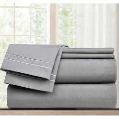 New ???? Nanshing America Inc Nanshing Zenina 4 Pc. Sheet Set ????