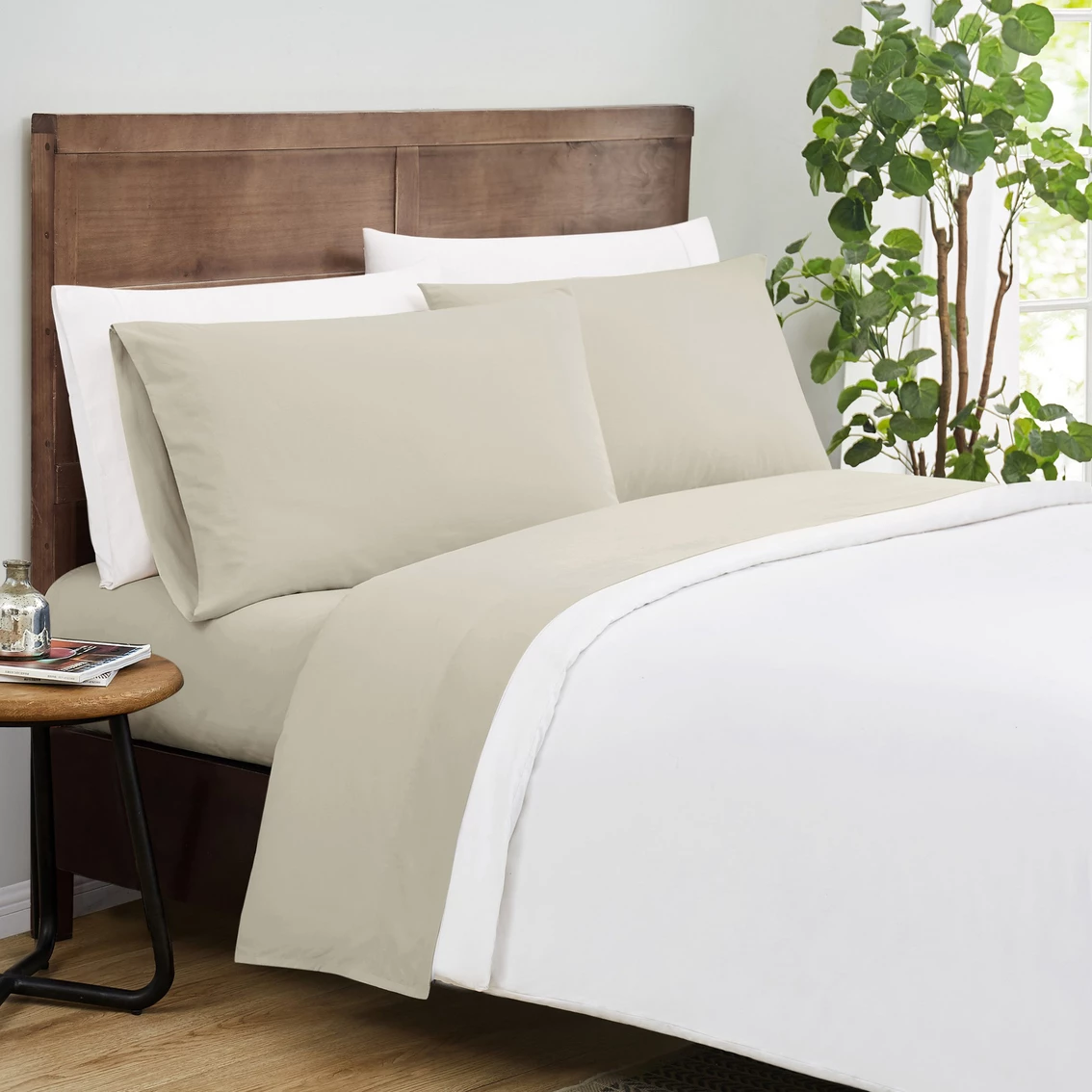 Cheapest ???? Truly Calm Silver Cool Blue 4 Pc. Sheet Set ???? 6 Cheapest ???? Truly Calm Silver Cool Blue 4 Pc. Sheet Set ???? - Image 4