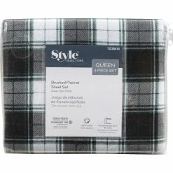 Buy ✔️ Style Selections 100% Cotton Plaid Flannel 4 Pc. Sheet Set ???? -Ella Jayne shop unnamed file 540