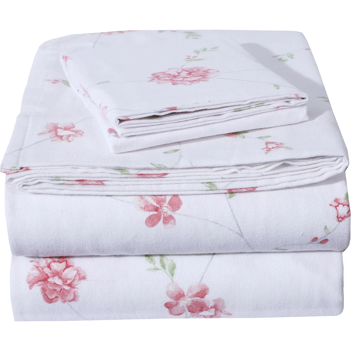 Wholesale ???? EnvioHome Cotton Flannel Sheet Set - Blush Floral, Queen ???? 3 Wholesale ???? EnvioHome Cotton Flannel Sheet Set - Blush Floral, Queen ????