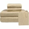 Best deal ⌛ BedVoyage Melange Bamboo And Cotton Bed Sheet Set, Sand ???? -Ella Jayne shop unnamed file 67