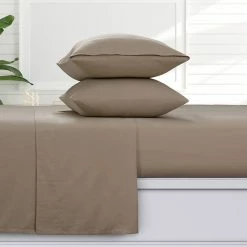 Best reviews of ???? Azores Solid 170 GSM Flannel Extra Deep Pocket Sheet Set ????