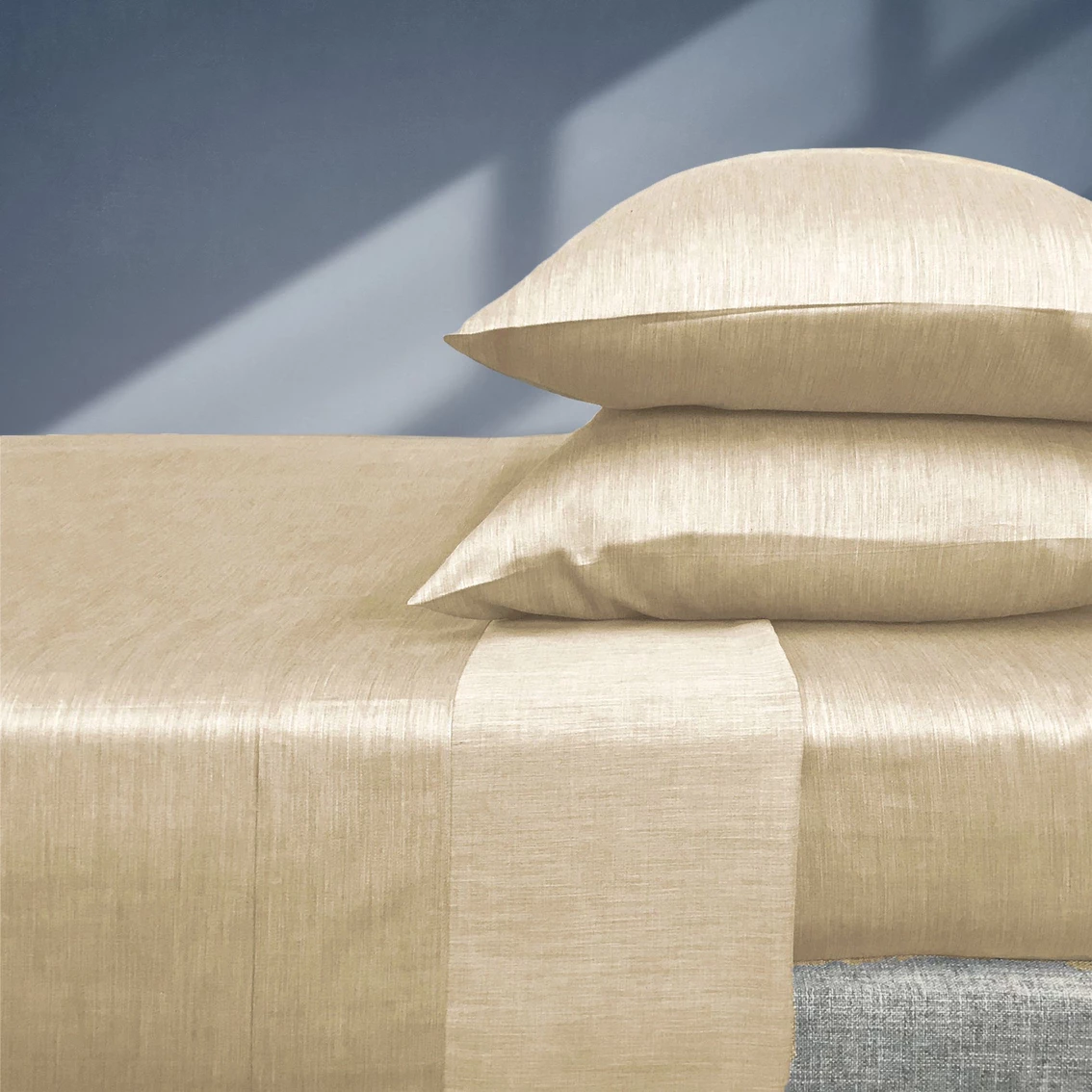 Best deal ⌛ BedVoyage Melange Bamboo And Cotton Bed Sheet Set, Sand ???? 4 Best deal ⌛ BedVoyage Melange Bamboo And Cotton Bed Sheet Set, Sand ???? - Image 2
