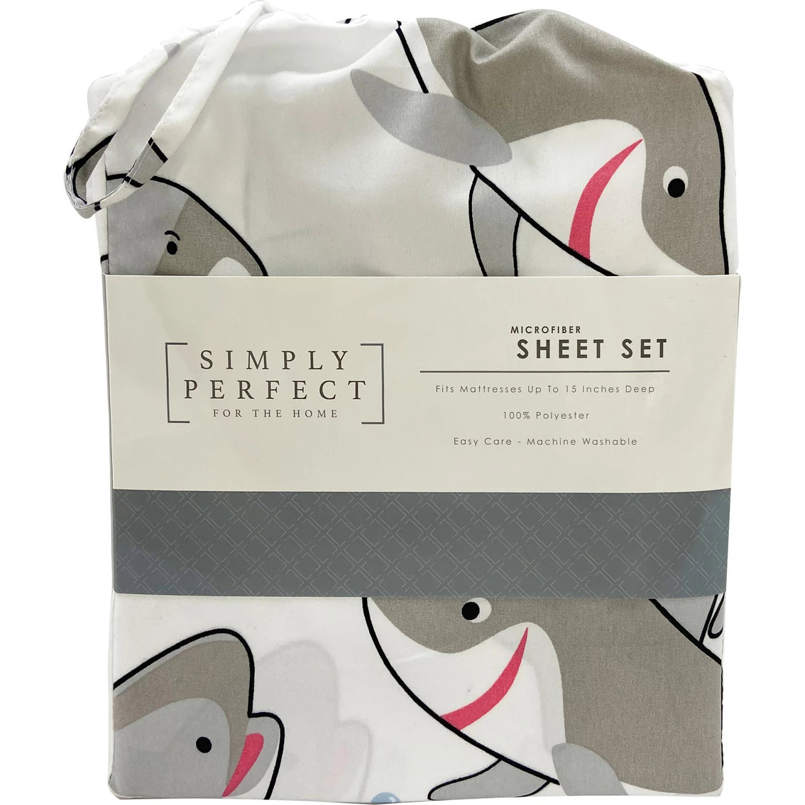 Cheapest ✨ Simply Perfect Microfiber Sheet Set Shark ⌛ 4 Cheapest ✨ Simply Perfect Microfiber Sheet Set Shark ⌛ - Image 2