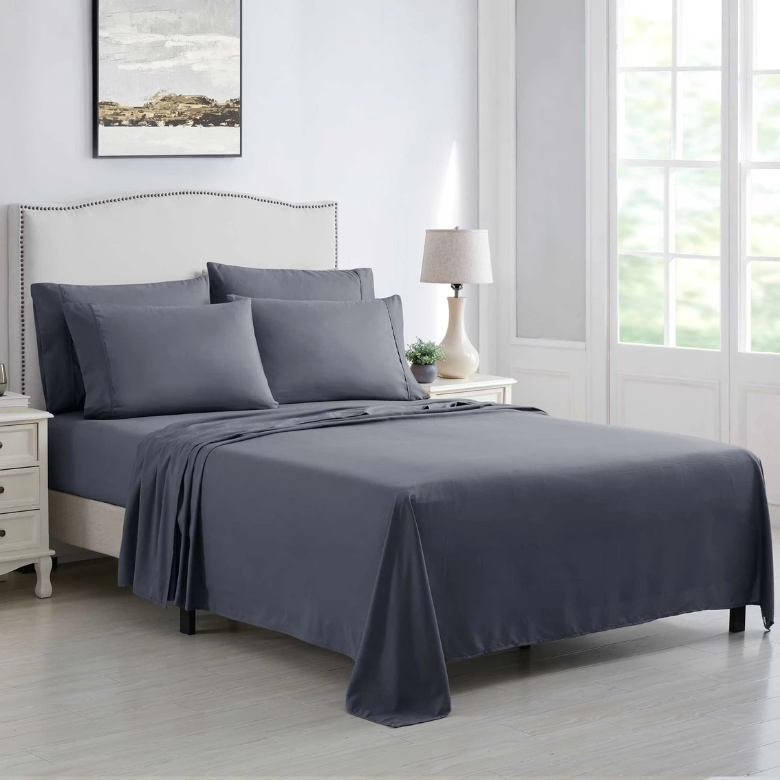 Cheapest ???? Kathy Ireland Home Brushed Microfiber Sheet 6 Pc. Set ???? 7 Cheapest ???? Kathy Ireland Home Brushed Microfiber Sheet 6 Pc. Set ???? - Image 5